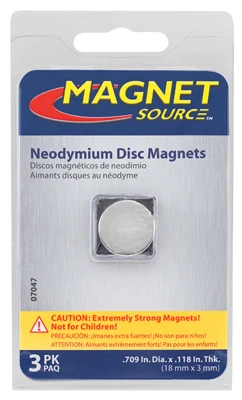 3 Piece neodymium Super Magnets