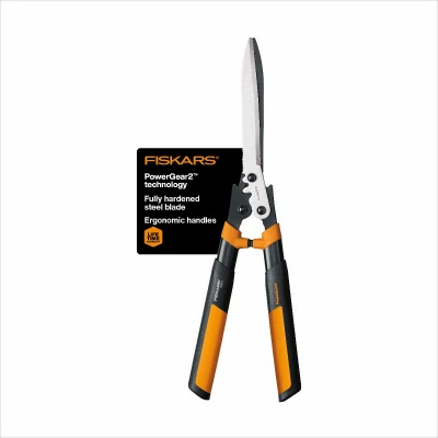 PowerGear2 Hedge Shears 23 Inch with Enhanced Gear Technology for Effortless Cutting