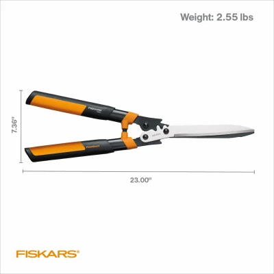 PowerGear2 Hedge Shears 23 Inch with Enhanced Gear Technology for Effortless Cutting