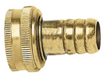 Hose Stem Replacement, 5/8-inch Female Connector, Brass Fitting