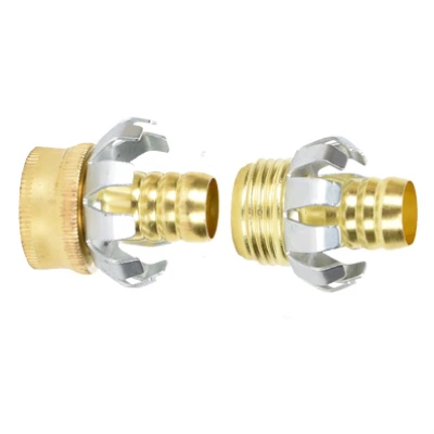 Brass Clincher Hose Repair Set for 3/4 Inch Hose