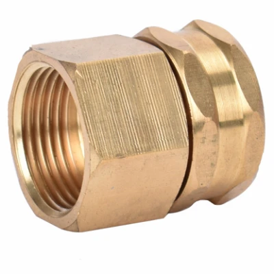 3/4 In. X 3/4 In. Brass Threaded Pipe To Hose Connector - Model 50027