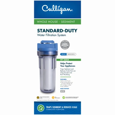 HF-360 Whole House Sediment Water Filter Housing, 3/4 In.