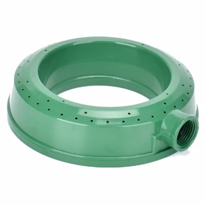 Plastic Ring Sprinkler with 30 Foot Diameter Water Coverage
