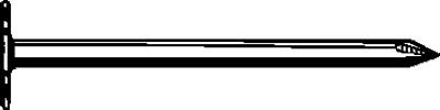 Vinyl Siding Nails, Steel Shank, Large Head, 2 In., 5 Lbs.