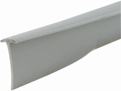 Storm Door Sweep, T-Shape, Gray Vinyl, 1/4 x 1/2 x 37 In.
