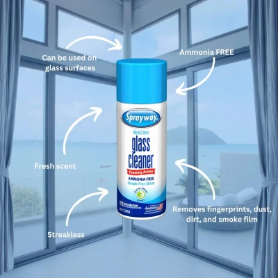 19 Oz. Ammonia-free Glass & Surface Cleaner With Fresh Scent