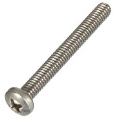 Phillips Machine Screws, Pan Head, 8-32x1/2 In., 100-Pk.