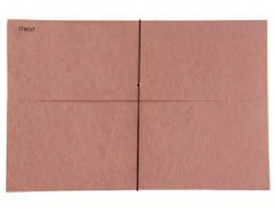 Expandable Legal Wallet in Red Color, 10 Inches by 15 Inches