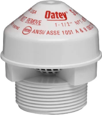 Sure Vent Air Admittance Valve, PVC Pipe
