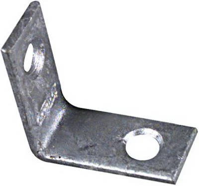 Galvanized Corner Brace, 1 x 1/2 In., 4-Pk.