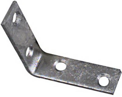 Galvanized Corner Brace, 2-1/2 x 5/8 In., 4-Pk.
