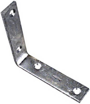 4 x 7/8 In. Galvanized Corner Brace