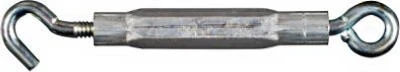 Turnbuckle, Hook & Eye, Stainless Steel, 1/4 x 7-1/2 In.