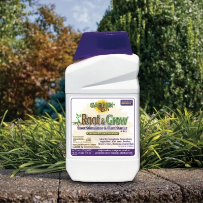 Garden Rich Root and Grow Root Stimulator and Plant Starter Fertilizer 4-10-3, 32 Ounce Concentrate for Transplanting