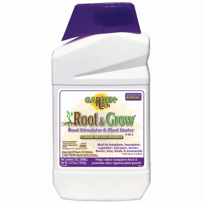 Garden Rich Root & Grow Root Stimulator & Plant Starter, 4-10-3 Fertilizer for Transplanting, 32 oz. Concentrate