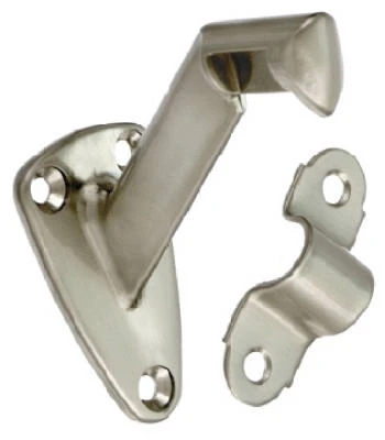 2-Pc. Handrail Bracket, Satin Nickel