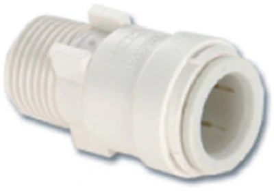 PEX Quick Connect Pipe Adapter, Copper, 3/8 x 1/2 In. MPT