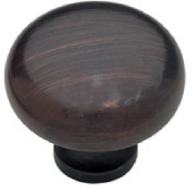 1.25-In. Bronze Round Cabinet Knob