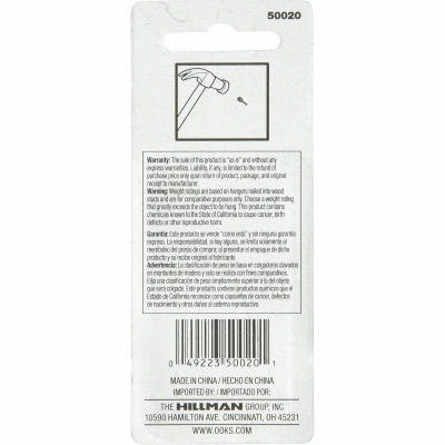 Pro-Series Picture Hanging Nail, Blue Steel Case Hardened, 8-Pk.