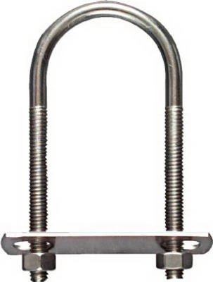 U-Bolt, Stainless Steel, 5/16 x 1-3/4 x 4-1/4 In.