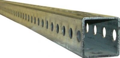 Telescoping Perforated Steel Tube, 14 Gauge, 1 x 1 x 36 In.