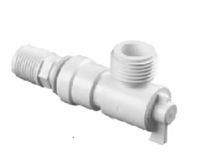 PEX Quick Connect Angle Valve, 1/2 MIP x 3/4 In. Male Garden Hose