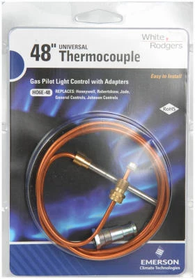Universal Thermocouple, Adapter Fitting, 48 In.
