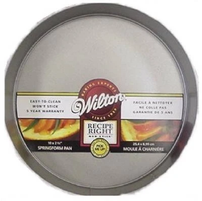 Recipe Right 9-Inch Non-Stick Springform Cake Pan with Removable Bottom