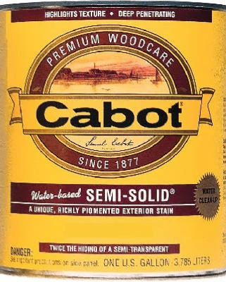 Semi Solid Water Based Siding Stain, Deep Tint Base, 1-Gallon