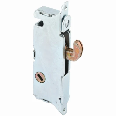 Mortise Lock, Steel, 45 Degree Keyway, Round Faceplate, 3-11/16 In.