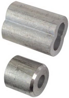 2-Pack  1/4-Inch Aluminum Ferrules/ Stops