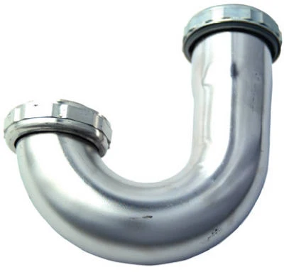 Kitchen Drain Trap, Chrome-plated Brass, 1-1/2-inch O.d., Model 622-605