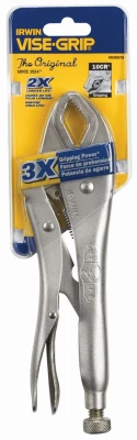 Vise-Grip Curved Jaw Locking Pliers, 10 In.