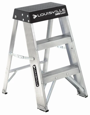 2-Ft. Step Ladder, Aluminum, Type IA, 300-Lb. Duty Rating