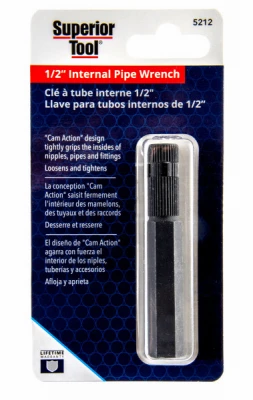 Internal Pipe Wrench Nipple Extractor, 1/2 In.