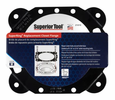 SuperRing Toilet Flange Replacement Ring for Secure Toilet Installation