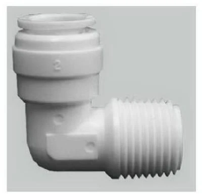PEX Quick Connect Pipe Elbow, 1/2 OD x 1/2 In. MPT