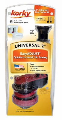 Adjustable 2 Inch Flush Valve And Tank To Bowl Gasket Kit 4030pk