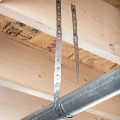 Metal Pipe Hanger Strap, Three Quarter Inch by Ten Feet