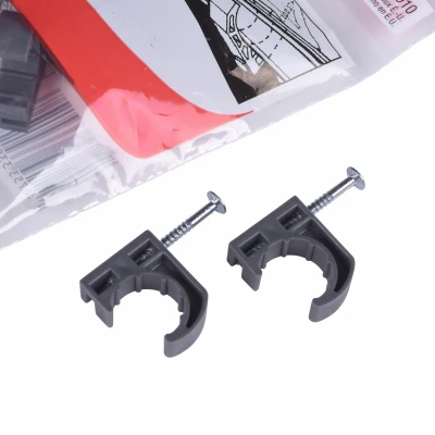 Pipe Hanger Half Clamps, Plastic, 1/2 In., 12-Pk.