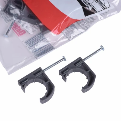 Pipe Hanger Half Clamps, Plastic, 3/4 In., 12-Pk.