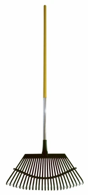 19 In. Flexible Steel Head Lawn Rake, 48 In. Comfort Molded-Grip Handle