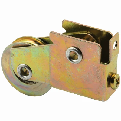 Sliding Glass Door Roller Assembly, F-Tab Steel Ball Bearing Roller, 1-1/4 In.