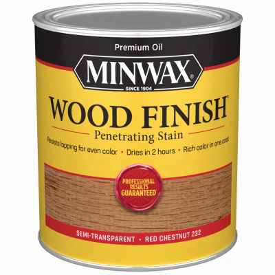 Red Chestnut Wood Finish, Qt.
