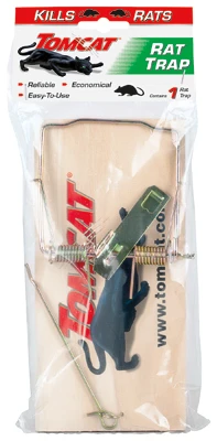 Wooden Rat Trap, Rat Size