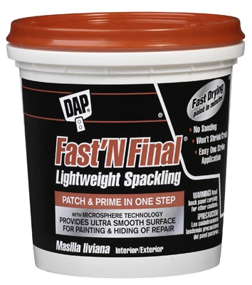 Superior Lightweight Formula Spackling, 1/2-Pint