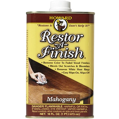 Restor-A-Finish Wood Finish, Mahogany, 16 oz.
