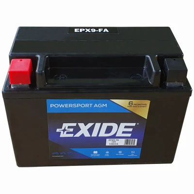 12-Volt Powersport Motorcycle Battery with 8 Amp Hour Capacity