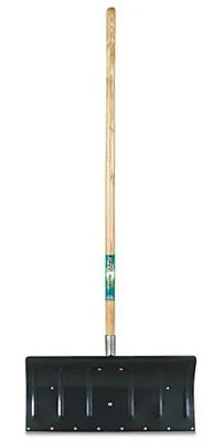 Arctic Blast 24 In. Aluminum Snow Pusher With Wood Handle